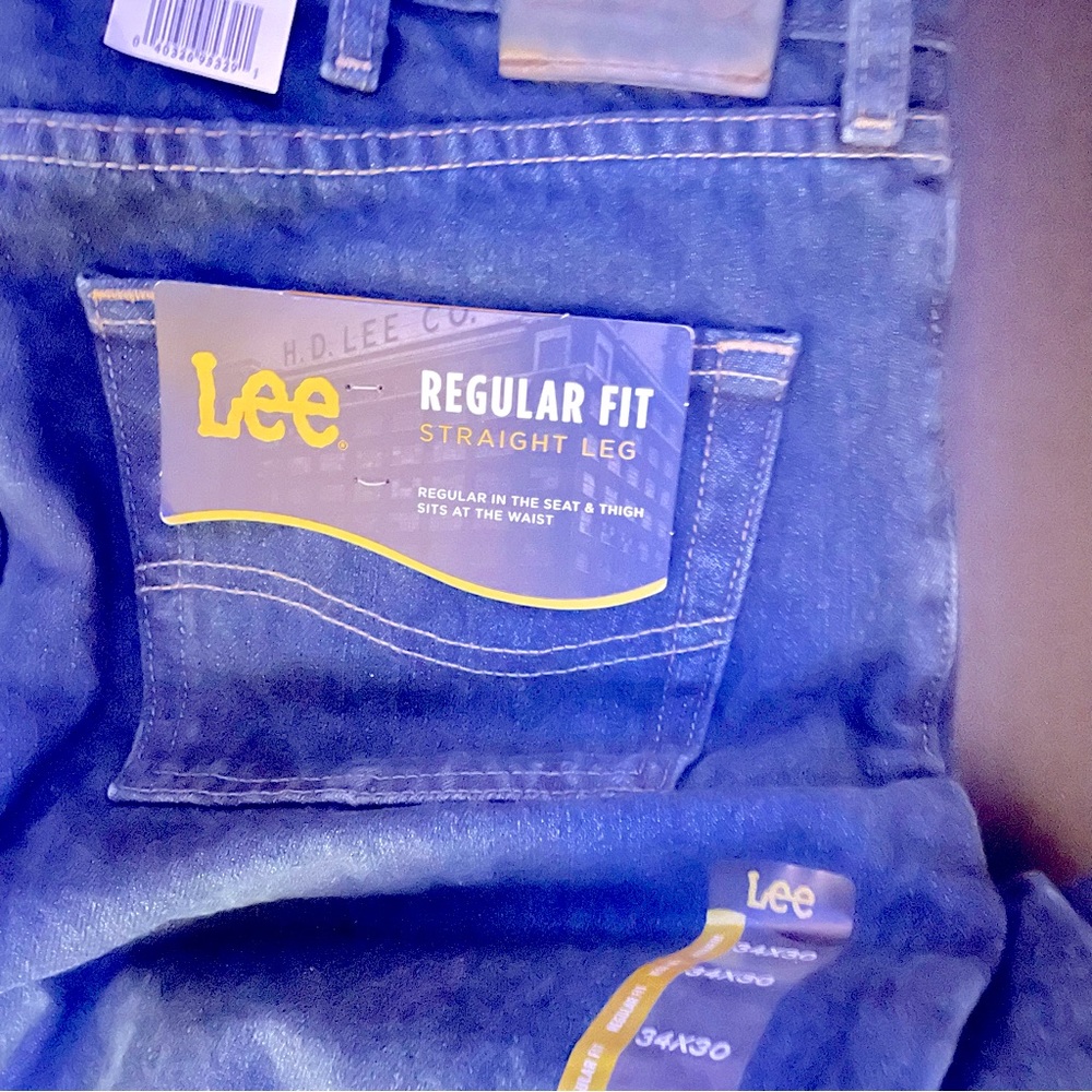 Lee Regular Fit Straight Leg Jeans